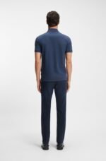BOSS-Pallas polo shirt in cotton piqué with logo details - Image 4