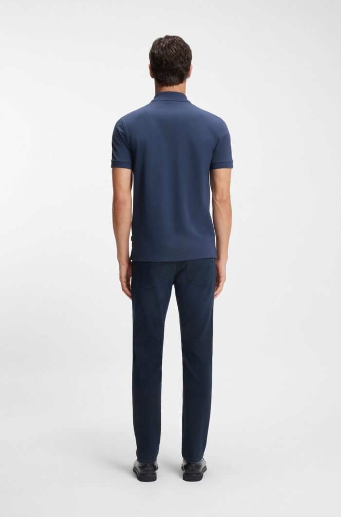 BOSS-Pallas polo shirt in cotton piqué with logo details - Image 4
