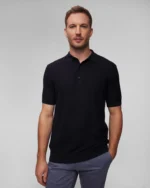 BOSS-Men's navy blue jumper with short sleeves H-Daremo
