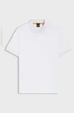 Boss Stretch-cotton slim-fit polo shirt with logo patch - Image 5