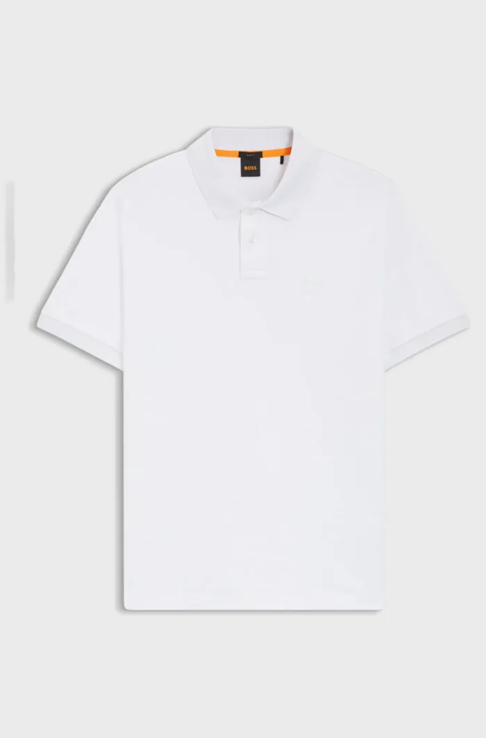 Boss Stretch-cotton slim-fit polo shirt with logo patch - Image 5