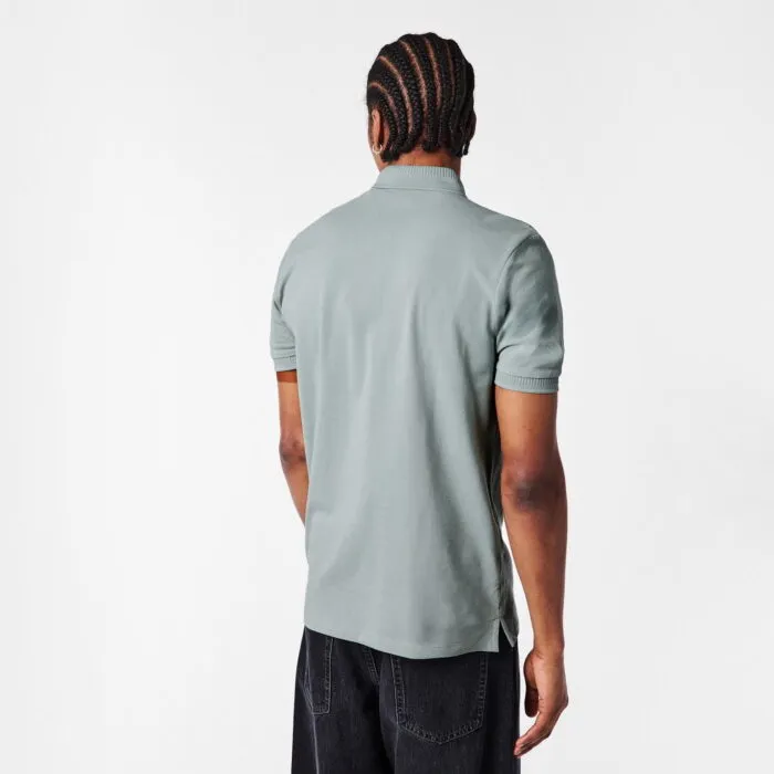 Mens HUGO Deruso Short Sleeve Polo Shirt with Logo Detail and Ribbed Collar - Premium Cotton - Image 5