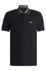 Hugo Boss Boss Stretch-cotton polo shirt with logo detail - Image 5