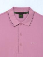 BOSS Mens Paule Short Sleeve Polo Shirt Cotton - Image 2