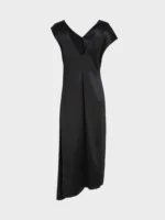 calvin clain-Elegant Floral Printed Sleeveless Midi Dress - Image 5