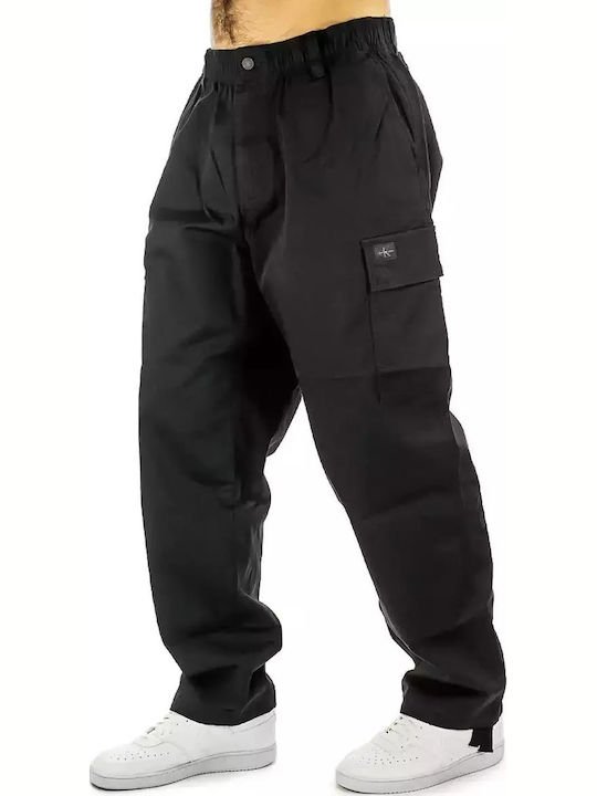 CA-PA-0511 (8) Calvin Klein- Hose Cargo Elastisch Black - Image 1