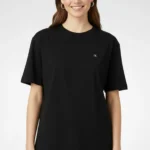 Calvin Klein - Jeans Women Crew Neck Short Sleeve Brand Logo T-Shirt, Black