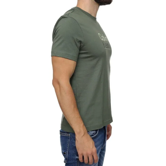 Men's Calvin Klein Multi Color Logo T-Shirt - Image 2
