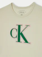 Calvin Klein Jeans T-Shirt IG0IG02806-CKS Ecru Boxy Fit - Image 4