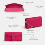 Coach Tabby Chain Clutch, Dragonfruit, Dragonfruit, One Size - Image 5