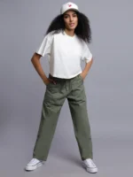 Converse Women Solid Round Neck Cotton Blend Beige T-Shirt - Image 2