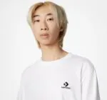 Converse Go-To Embroidered Star Chevron Long Sleeve Tee - Image 2