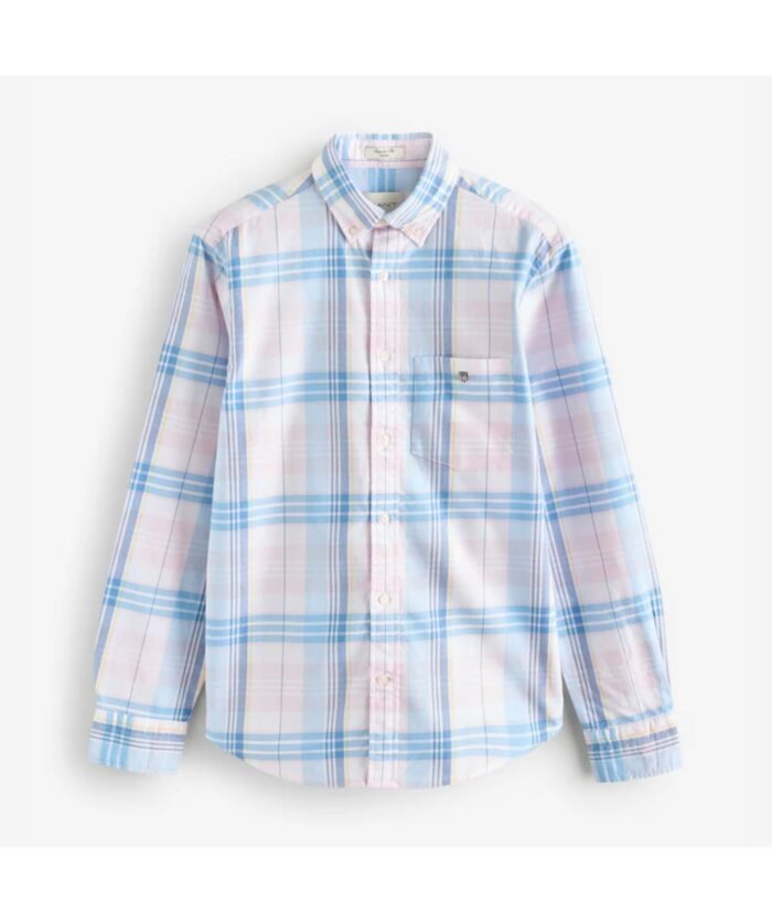 GANT Classic Oxford Check Shirt | Light Pink - Image 2