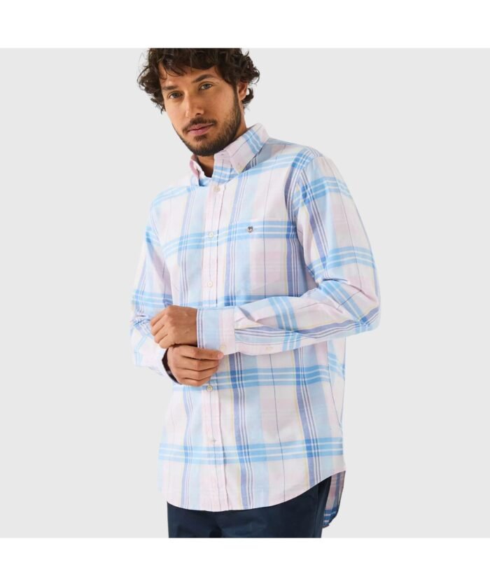 GANT Classic Oxford Check Shirt | Light Pink - Image 3