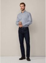 Hackett London -Men's Brushed Puppytooth Shirt
