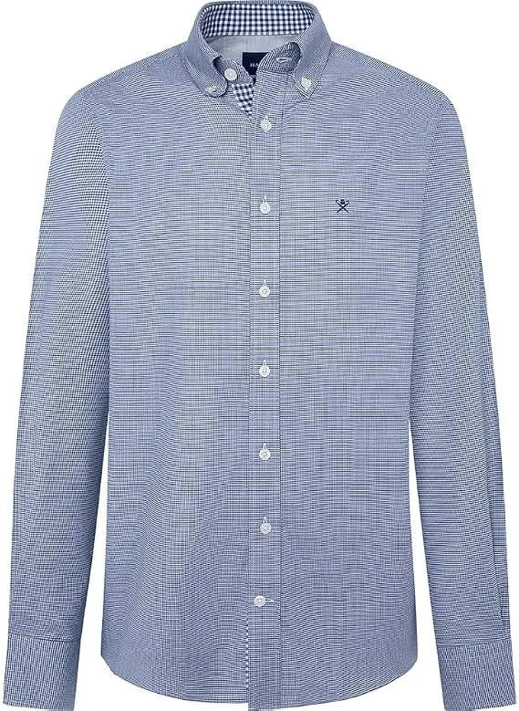 Hackett London -Men's Brushed Puppytooth Shirt - Image 3
