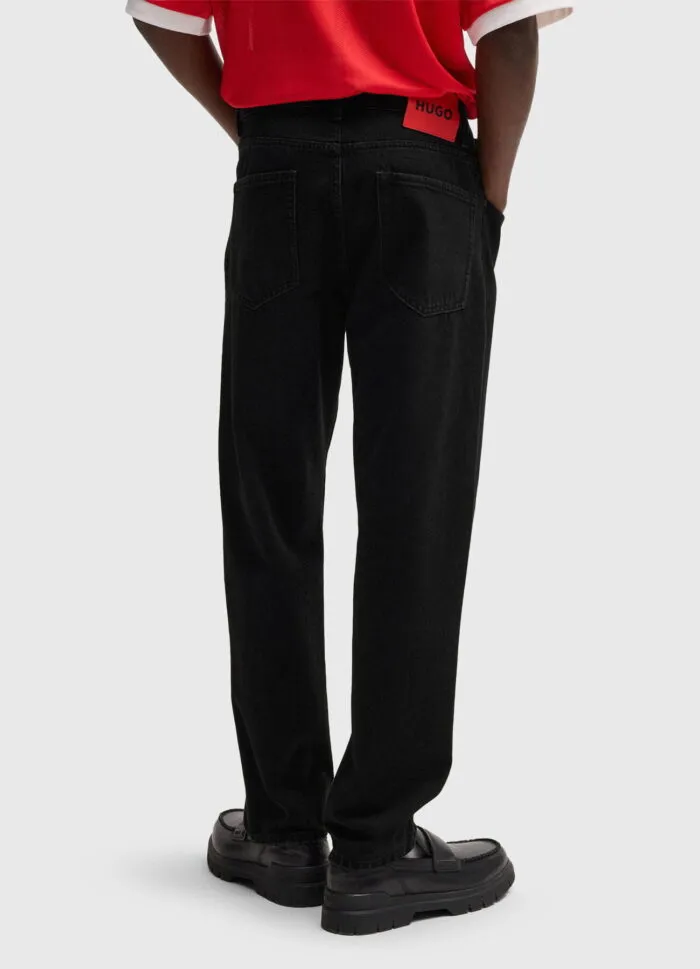 HUGO- Straight jeans with logo - Image 5