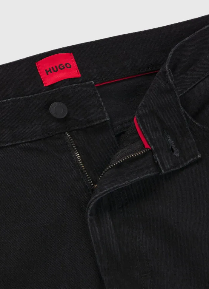 HUGO- Straight jeans with logo - Image 4