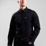 HUGO- Egrin Long Sleeve Shirt Black