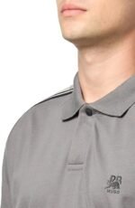 HUGO-Men's F1 Rb Logo Taping Polo Shirt - Image 3