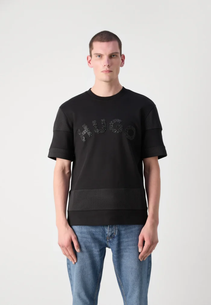 HUGO DACAVIO - Print T-shirt - black - Image 3