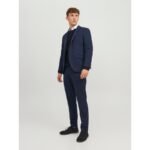 JACK & JONES Jones Slim Fit Habitbukser - Dark Navy - Image 9