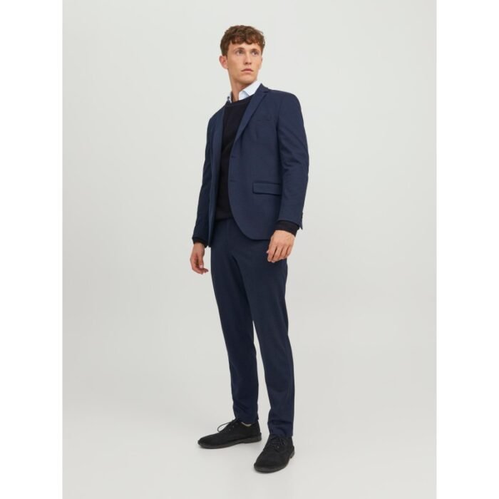 JACK & JONES Jones Slim Fit Habitbukser - Dark Navy - Image 9