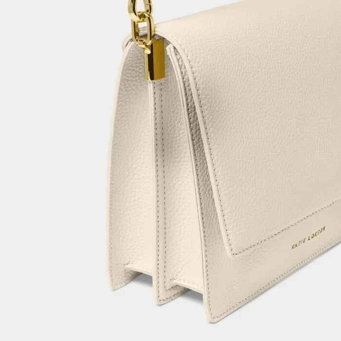 Katie Loxton-Orla Canvas Strap Crossbody Bag Off White - Image 3
