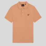 Lyle & Scott-Men's Cotton Polo Shirt in Jet Black