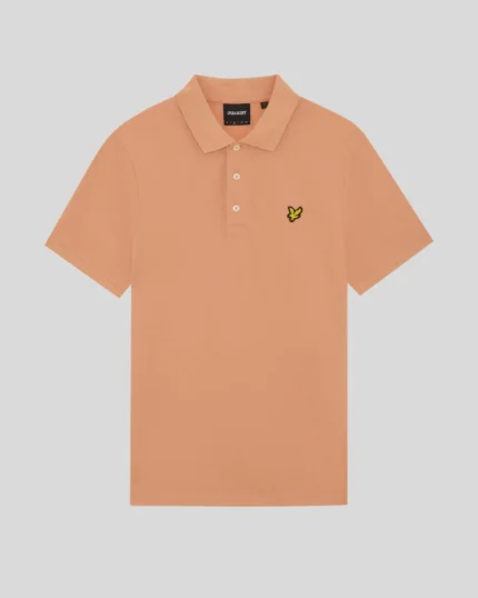 Lyle & Scott-Men's Cotton Polo Shirt in Jet Black