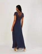 Diana Lace Maxi Dress Blue - Image 4