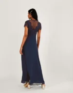 Diana Lace Maxi Dress Blue - Image 2