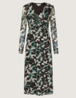 Fawn Floral Mesh Dress Green - Image 3