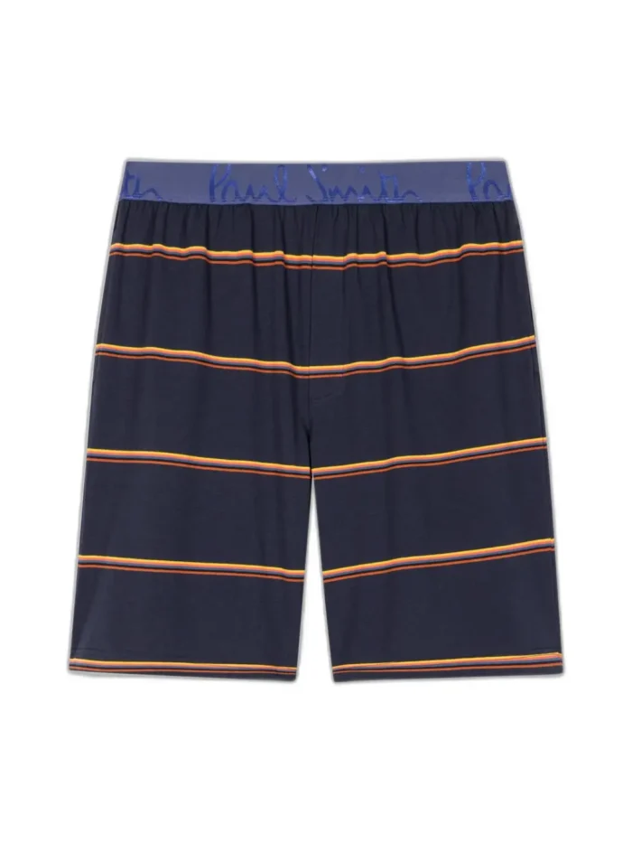 Loungewear Mens M1A-376-NU099-49 Men Short Cam Yarn Dye Very Dark Navy - Image 3