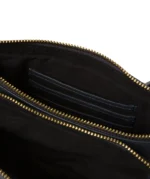 'Carmen' Navy Nappa Leather Cross Body Bag - Image 2