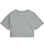 Polo Ralph Lauren -  T-shirt - Cropped - Grey Melange w. Print - Image 4