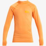 EverydayBoys 8-16 Orange Long Sleeve UPF 50 Surf T-Shirt