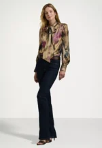 LAUREN RALPH LAUREN KLARYCE LONG SLEEVE BUTTON FRONT SHIRT - Image 5