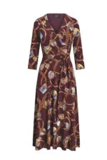 Ralph Lauren-Dress Carlyna-3/4 Sleeve-Day Dress 250951440001 600 red - Image 5