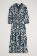 Sea salt - Foxtrot Dress Inked Foliage Dusky Jade - Image 2