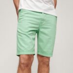 Superdry Logo Mid-Rise Button Shorts - Image 2
