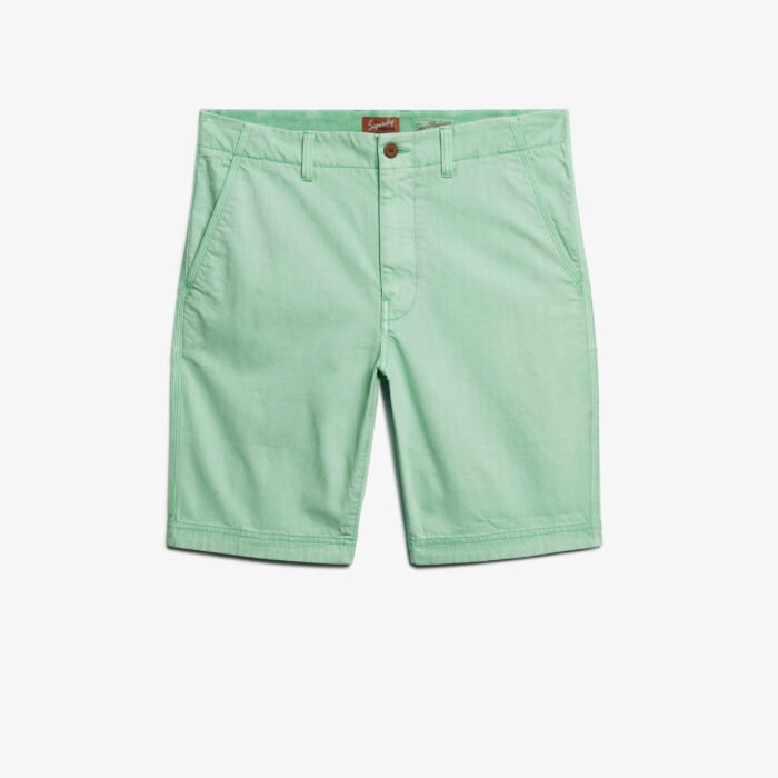 Superdry Logo Mid-Rise Button Shorts - Image 4