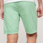 Superdry Logo Mid-Rise Button Shorts - Image 6
