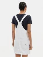 Tommy Jeans Women's Iconic Denim Dungaree Dress - White - Image 6