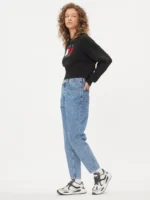 Tommy- JeansJeans DW0DW14707 Blu Mom Fit - Image 4