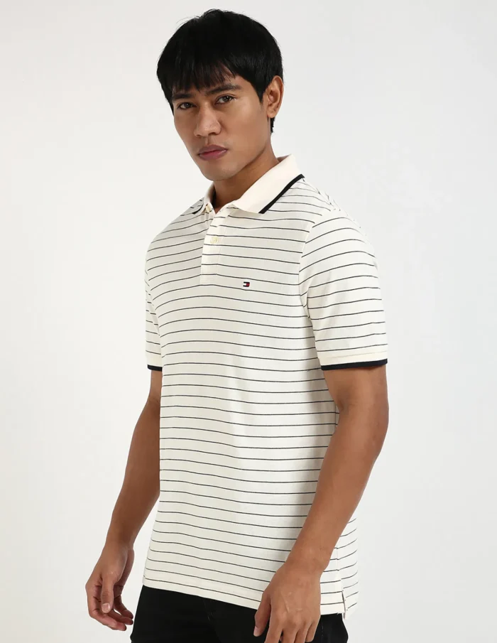 Tommy Hilfiger Stripe Regular Fit POLO - Image 4