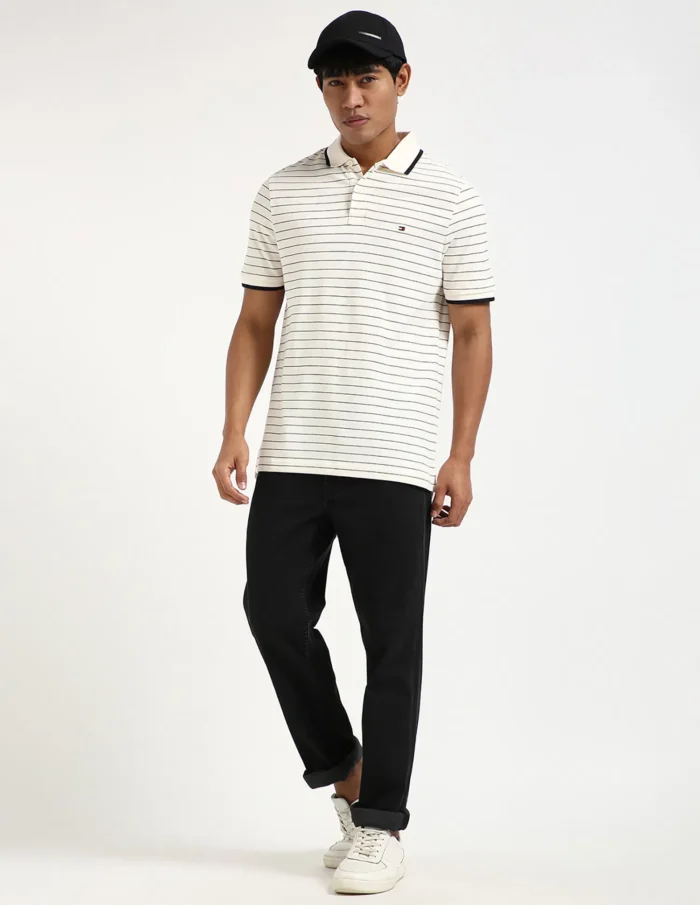 Tommy Hilfiger Stripe Regular Fit POLO - Image 5
