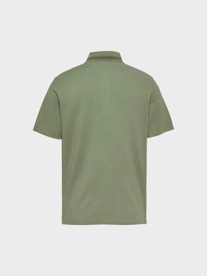 Tommy Hilfiger Jeans - Men's Regular Fit Branded Neck Short Sleeve Polo - Image 2