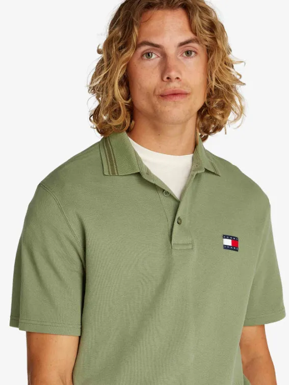 Tommy Hilfiger Jeans - Men's Regular Fit Branded Neck Short Sleeve Polo - Image 7