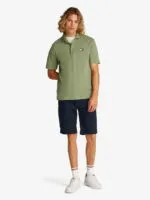 Tommy Hilfiger Jeans - Men's Regular Fit Branded Neck Short Sleeve Polo - Image 4